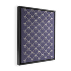 Bows & Ribbons Pattern XXXIII Neutral Lavender Purple Framed Canvas Print Gallery Image 2