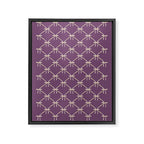 Bows & Ribbons Pattern XXXVI Lavender Purple Framed Canvas Print Gallery Image 8