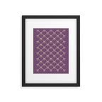 Bows & Ribbons Pattern XXXVI Lavender Purple Framed Art Print Gallery Image 6