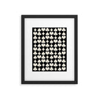 Card Suit Motifs I Black and White Framed Art Print Gallery Image 6