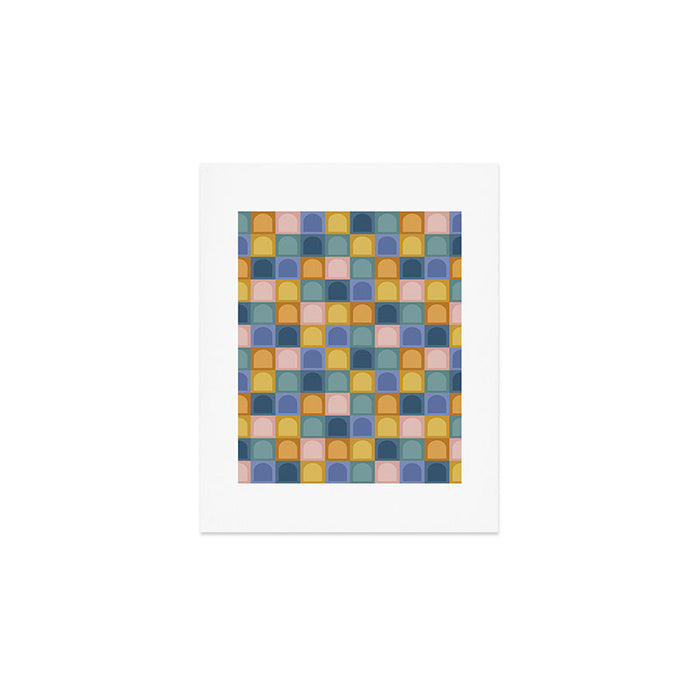 Checkered Arch Pattern II Art Print Gallery Image 1