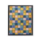 Checkered Arch Pattern II Framed Canvas Print Gallery Image 8
