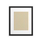 Checkered Multicolor Pattern I Natural Pastel Framed Art Print Gallery Image 6