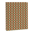 Checkered Multicolor Pattern V Earthy Western Canvas Print Gallery Image 8