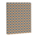 Checkered Multicolor Pattern VI Earthy Natural Canvas Print Gallery Image 8
