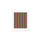 Checkered Multicolor Pattern XII Retro Art Print Gallery Image 1
