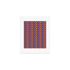 Checkered Multicolor Pattern XVIII Colorful Vibrant Art Print Gallery Image 1