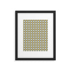 Checkered Multicolor Pattern XXVI Natural Summer Framed Art Print Gallery Image 6