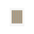 Checkered Multicolor Pattern XXXVI Colorful Summer Art Print Gallery Image 1