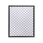Checkered Pattern III - Medium Framed Canvas Print Gallery Image 8
