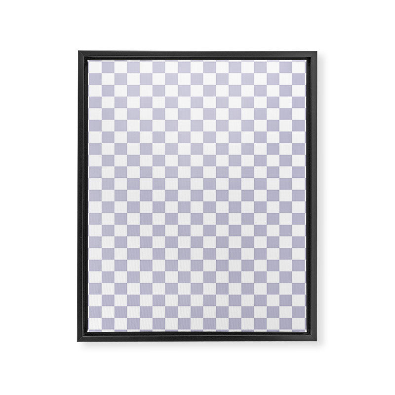 Checkered Pattern III - Medium Framed Canvas Print Gallery Image 8