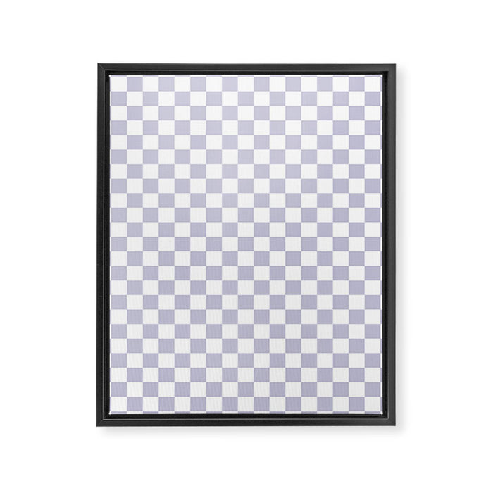 Checkered Pattern III - Medium Framed Canvas Print Gallery Image 1