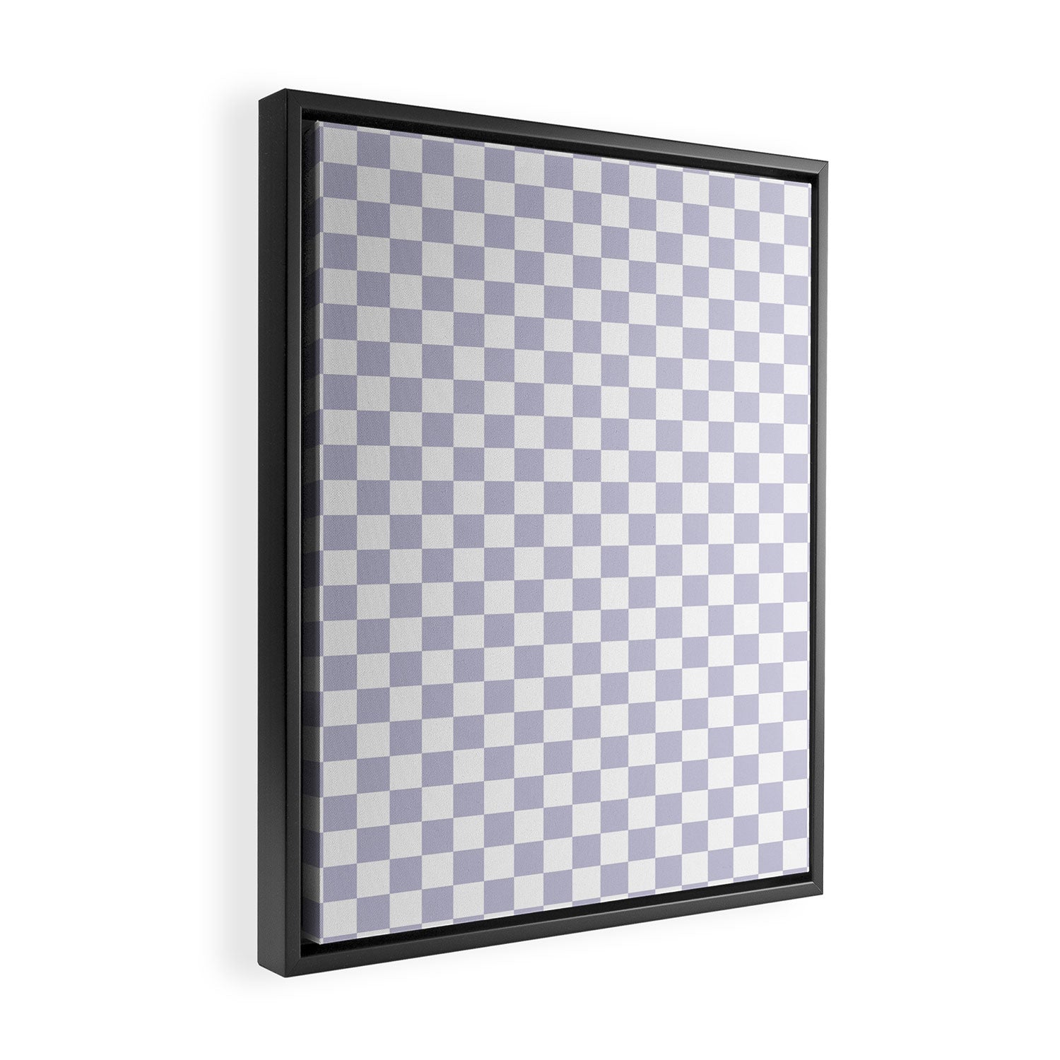 Checkered Pattern III - Medium Framed Canvas Print Gallery Image 2