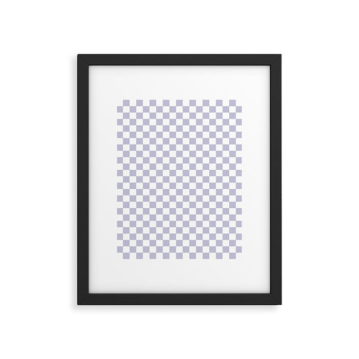 Checkered Pattern III - Medium Framed Art Print Gallery Image 1