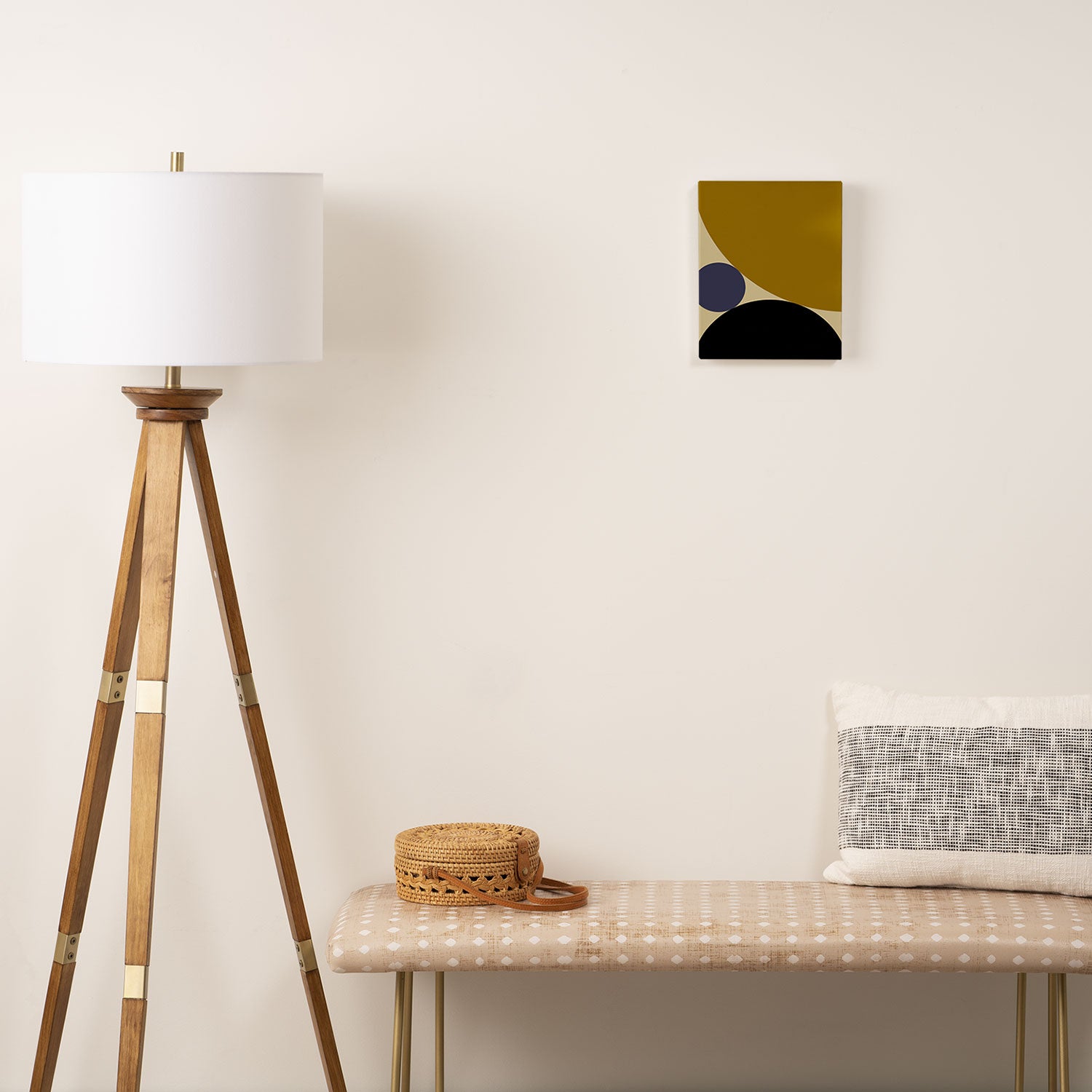 Circular Abstract IX Canvas Print Gallery Image 2