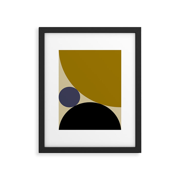 Circular Abstract IX Framed Art Print Gallery Image 1