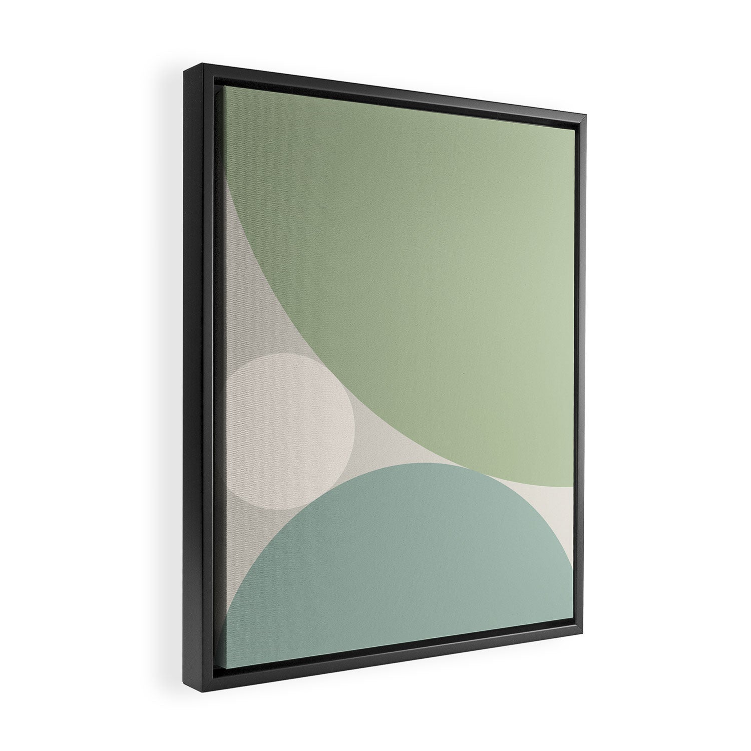 Circular Abstract VI Framed Canvas Print Gallery Image 2