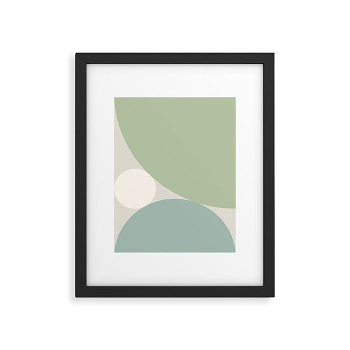 Circular Abstract VI Framed Art Print Gallery Image 1