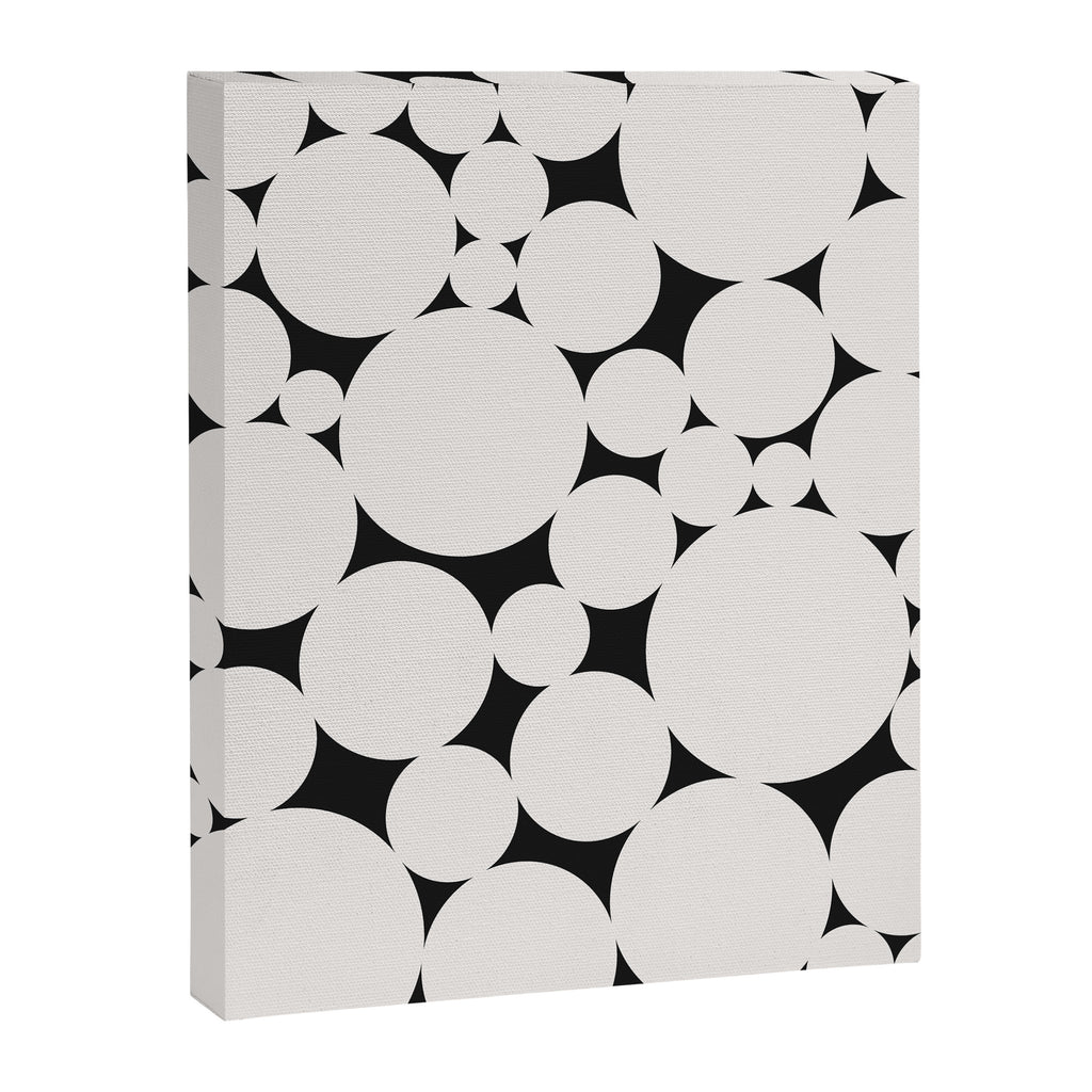 Circular Collage - Black and White Canvas Print Gallery Image 8