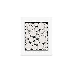 Circular Collage - Black and White Art Print Gallery Image 1