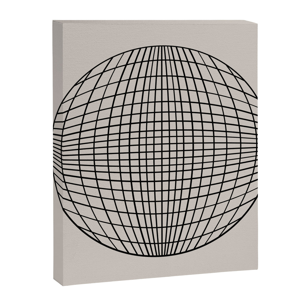 Circular Geometry - Grid Canvas Print Gallery Image 8