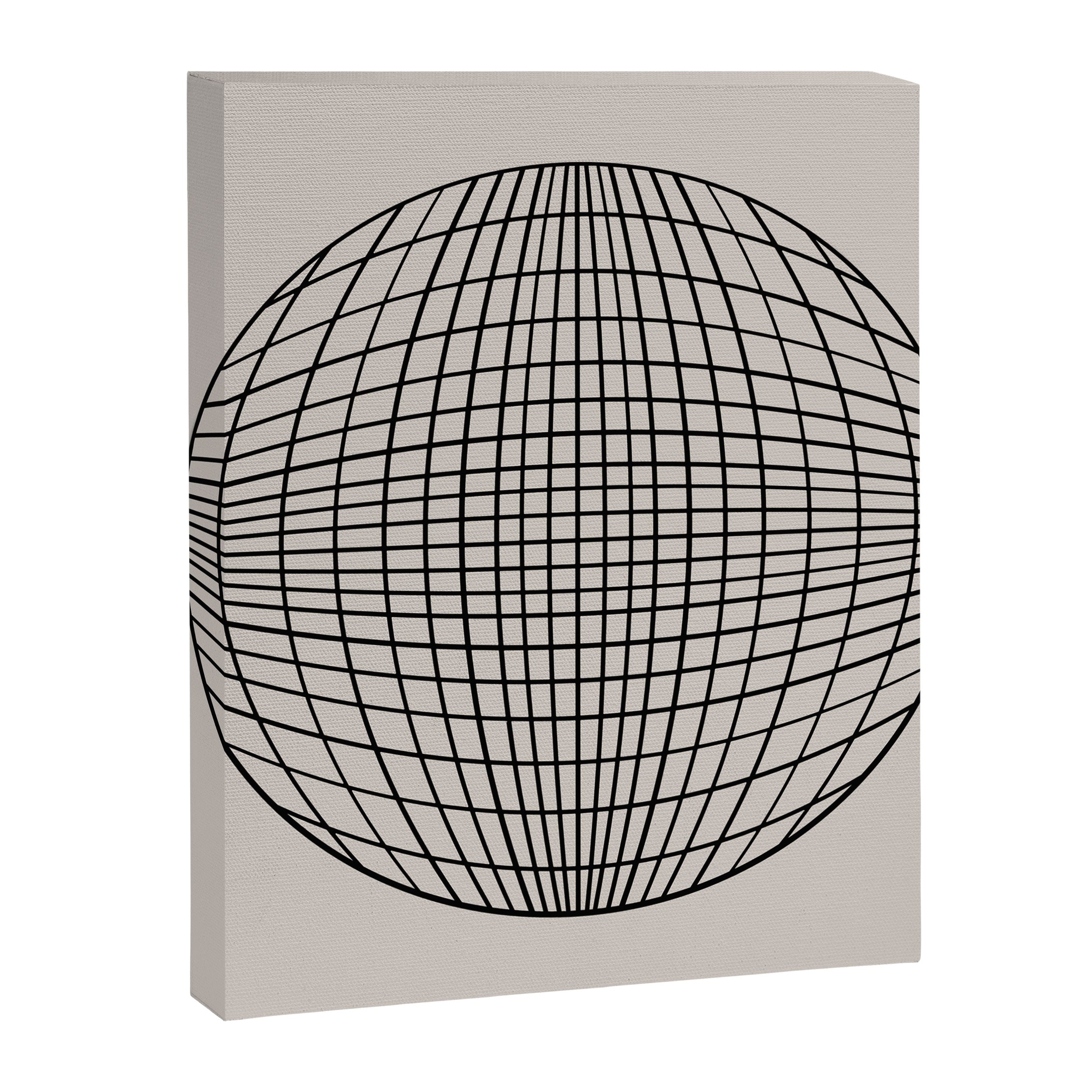 Circular Geometry - Grid Canvas Print Gallery Image 8