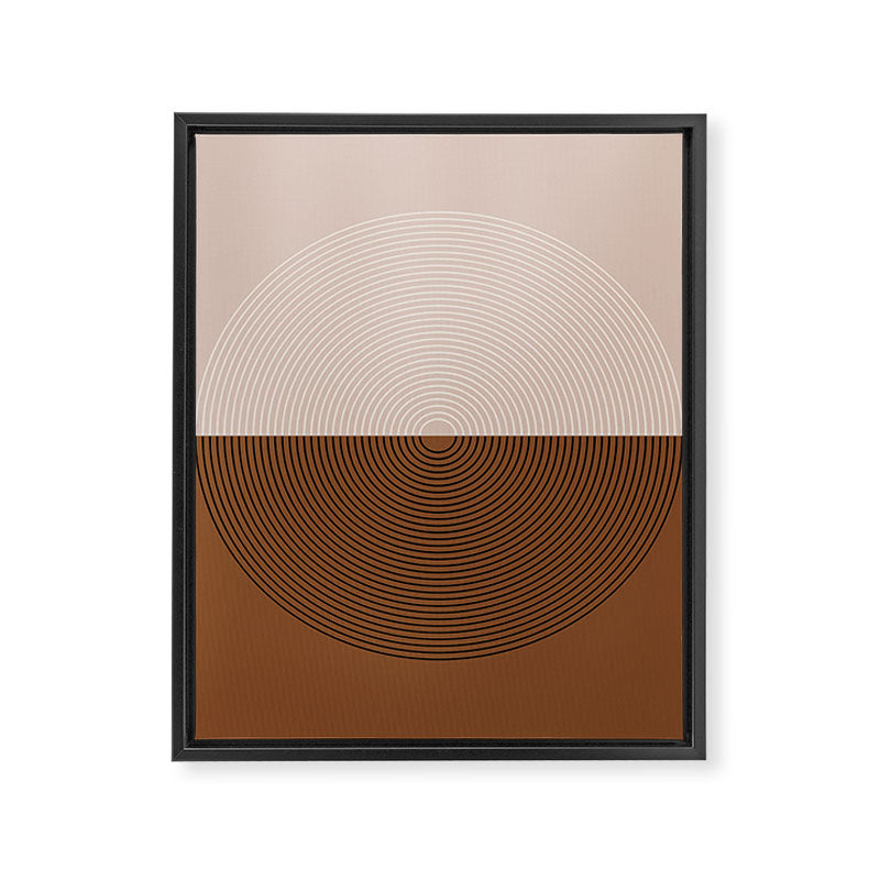 Circular Lines IX Framed Canvas Print Gallery Image 8