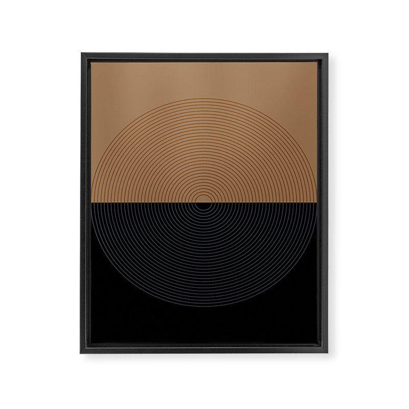 Circular Lines VIII Framed Canvas Print Gallery Image 8