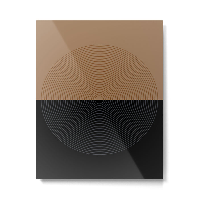Circular Lines VIII Metal Print Gallery Image 1