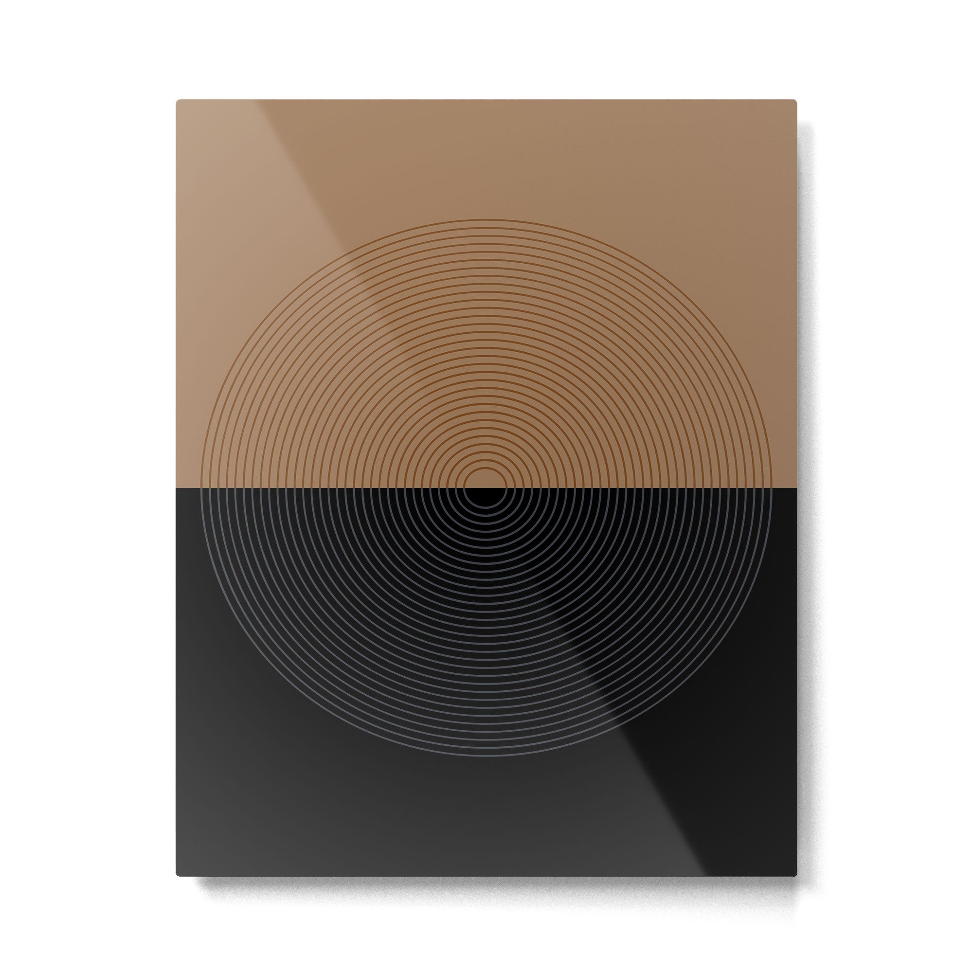 Circular Lines VIII Metal Print Gallery Image 6