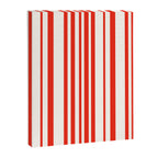 Classic Stripes I - Red & White Candy Cane Canvas Print Gallery Image 6