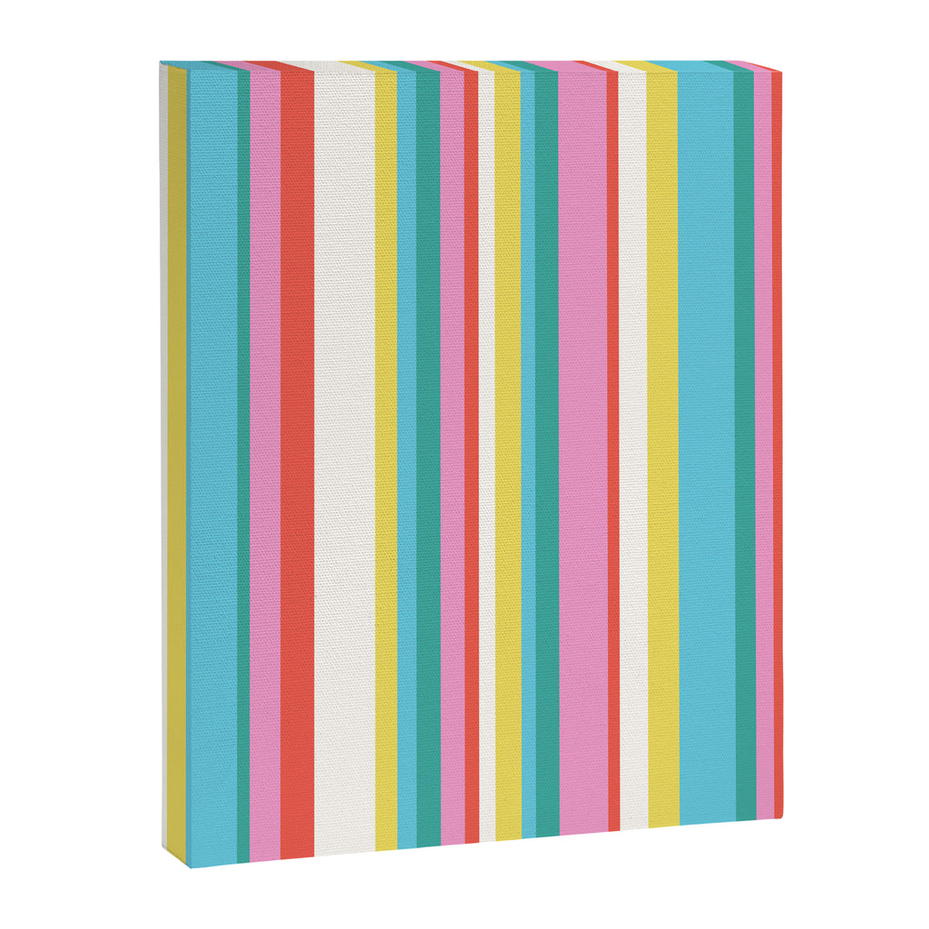 Classic Stripes II - 60s Candy Rainbow Canvas Print Gallery Image 6