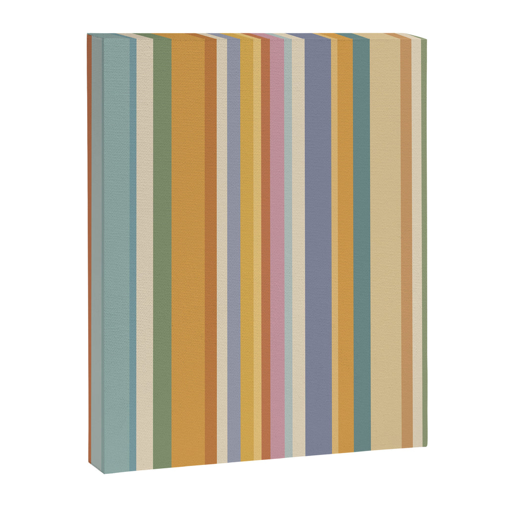 Classic Stripes VI - Vintage Pastel Canvas Print Gallery Image 6