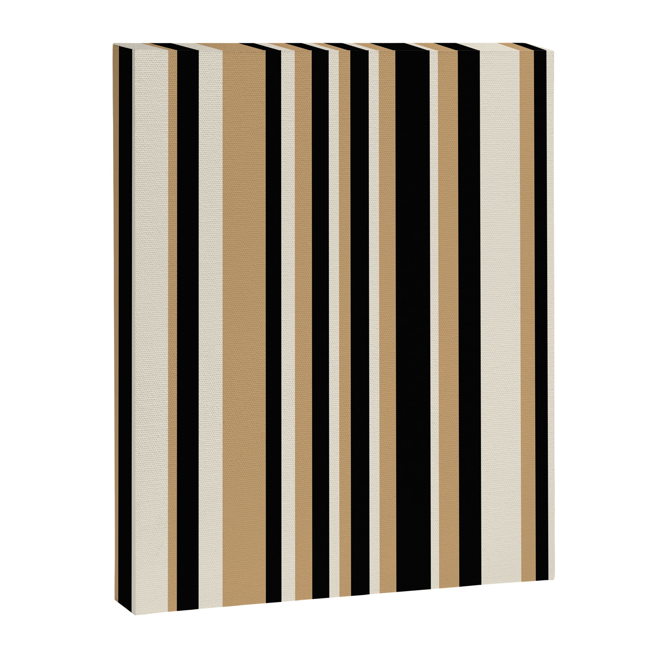 Classic Stripes VII - Neutral Vintage Canvas Print Gallery Image 6
