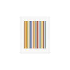 Classic Stripes VIII - 70s Summer Art Print Gallery Image 1