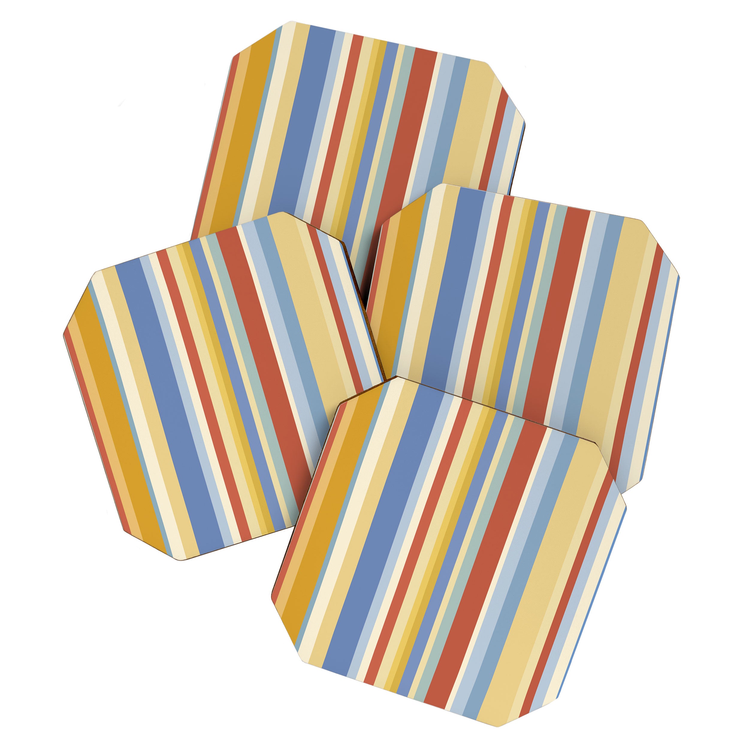 Classic Stripes VIII - 70s Summer Coaster Gallery Image 1