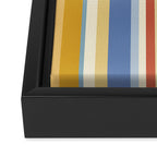 Classic Stripes VIII - 70s Summer Framed Canvas Print Gallery Image 3