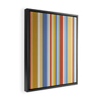 Classic Stripes VIII - 70s Summer Framed Canvas Print Gallery Image 2