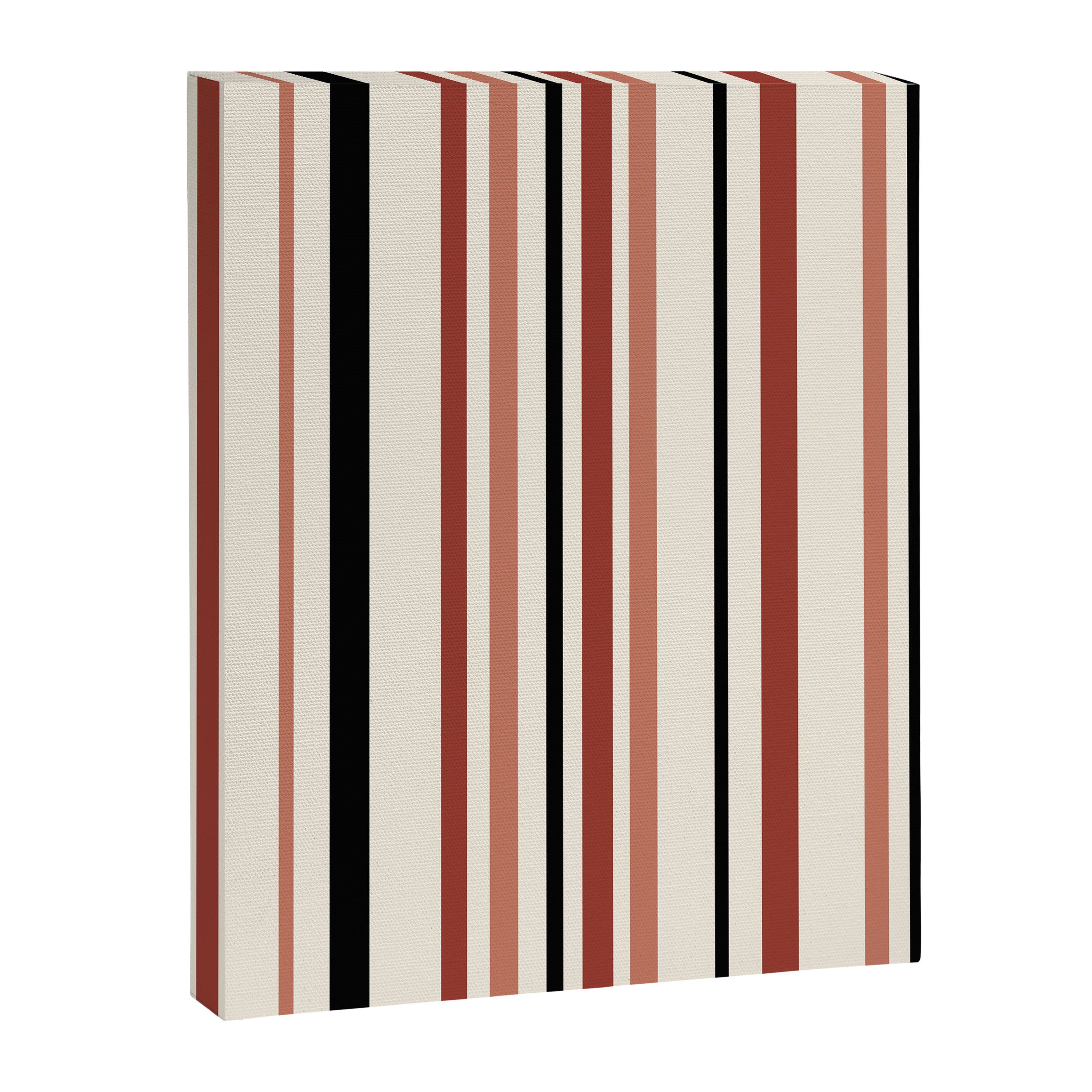 Classic Stripes XI - Neutral Pink Canvas Print Gallery Image 6