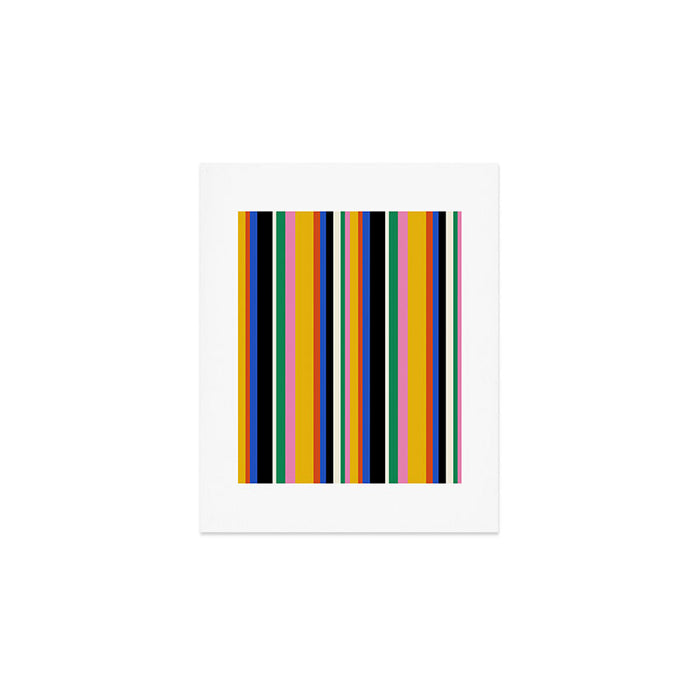 Classic Stripes XIII - Bold Retro Art Print Gallery Image 1
