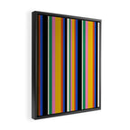 Classic Stripes XIII - Bold Retro Framed Canvas Print Gallery Image 2