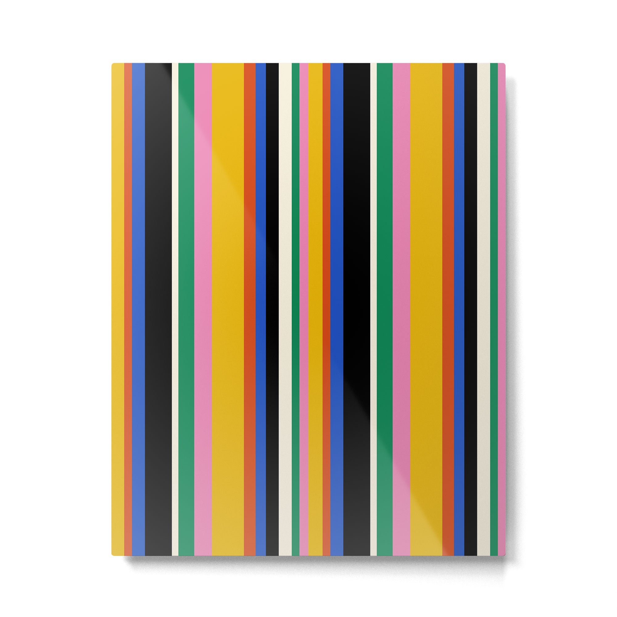 Classic Stripes XIII - Bold Retro Metal Print Gallery Image 4