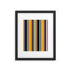 Classic Stripes XIII - Bold Retro Framed Art Print Gallery Image 5
