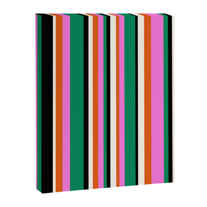 Classic Stripes XIV - Bold Retro Canvas Print Gallery Image 1