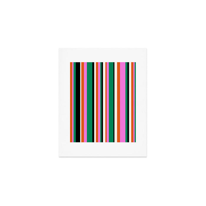 Classic Stripes XIV - Bold Retro Art Print Gallery Image 1