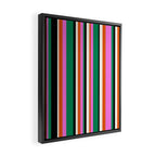 Classic Stripes XIV - Bold Retro Framed Canvas Print Gallery Image 2