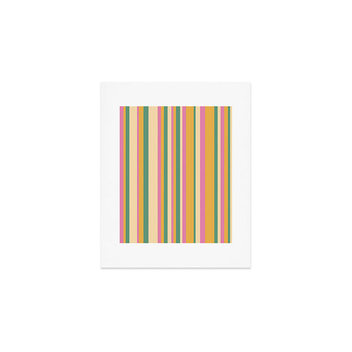 Classic Stripes XIX - Boho Vintage Art Print Gallery Image 1