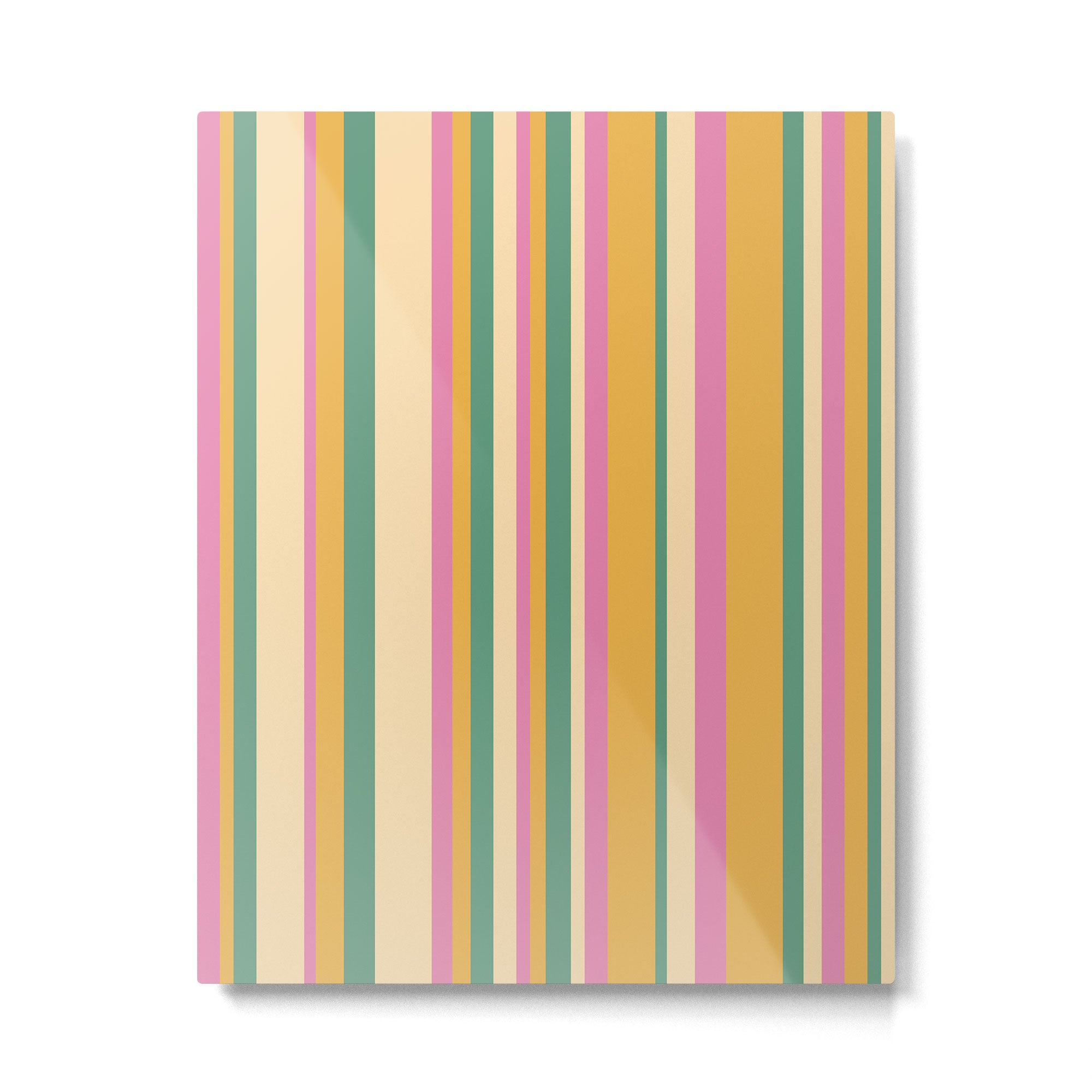 Classic Stripes XIX - Boho Vintage Metal Print Gallery Image 4
