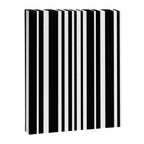 Classic Stripes XLI - Black and White Canvas Print Gallery Image 6