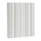 Classic Stripes XLII - Grey and White Canvas Print Gallery Image 6